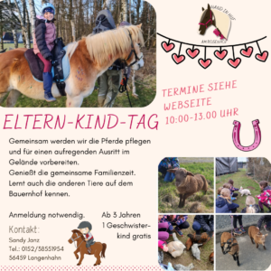 Eltern-Kind-Tag des Familienhofes am Rosenhof in Langenhahn im Westerwald