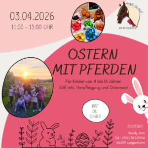 Ostern mit Pferden auf dem Rosenhof in Langenhahn im Westerwald 2026