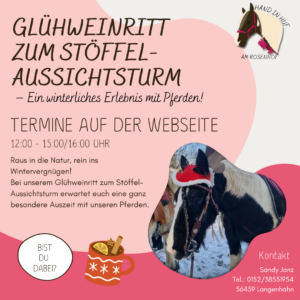 Glühweinritt zum Stöffel-Aussichtsturm
