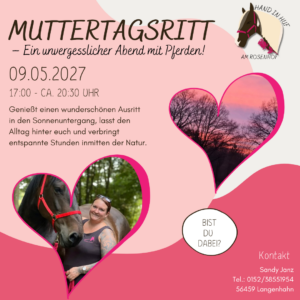 Muttertagsritt am 09.05.2027